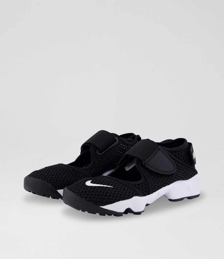 Rift Junior Black White Fabric Sneakers