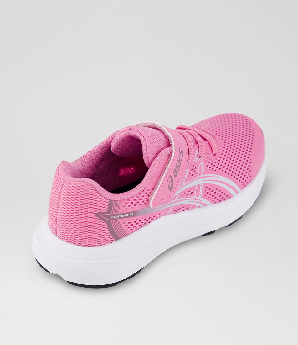 Contend 10 Junior Bubblegum White Mesh Sneakers