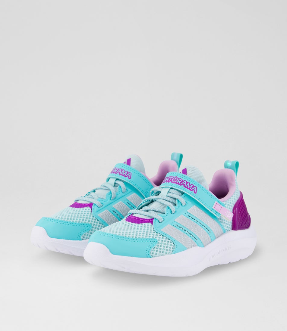 Lightorama Runner Junior Halo Mint Silver Flash Aqua Mesh Sneakers