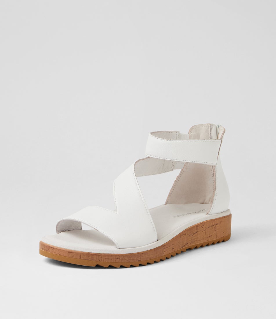 Orfia White Leather Sandals Orfia White Leather Sandals