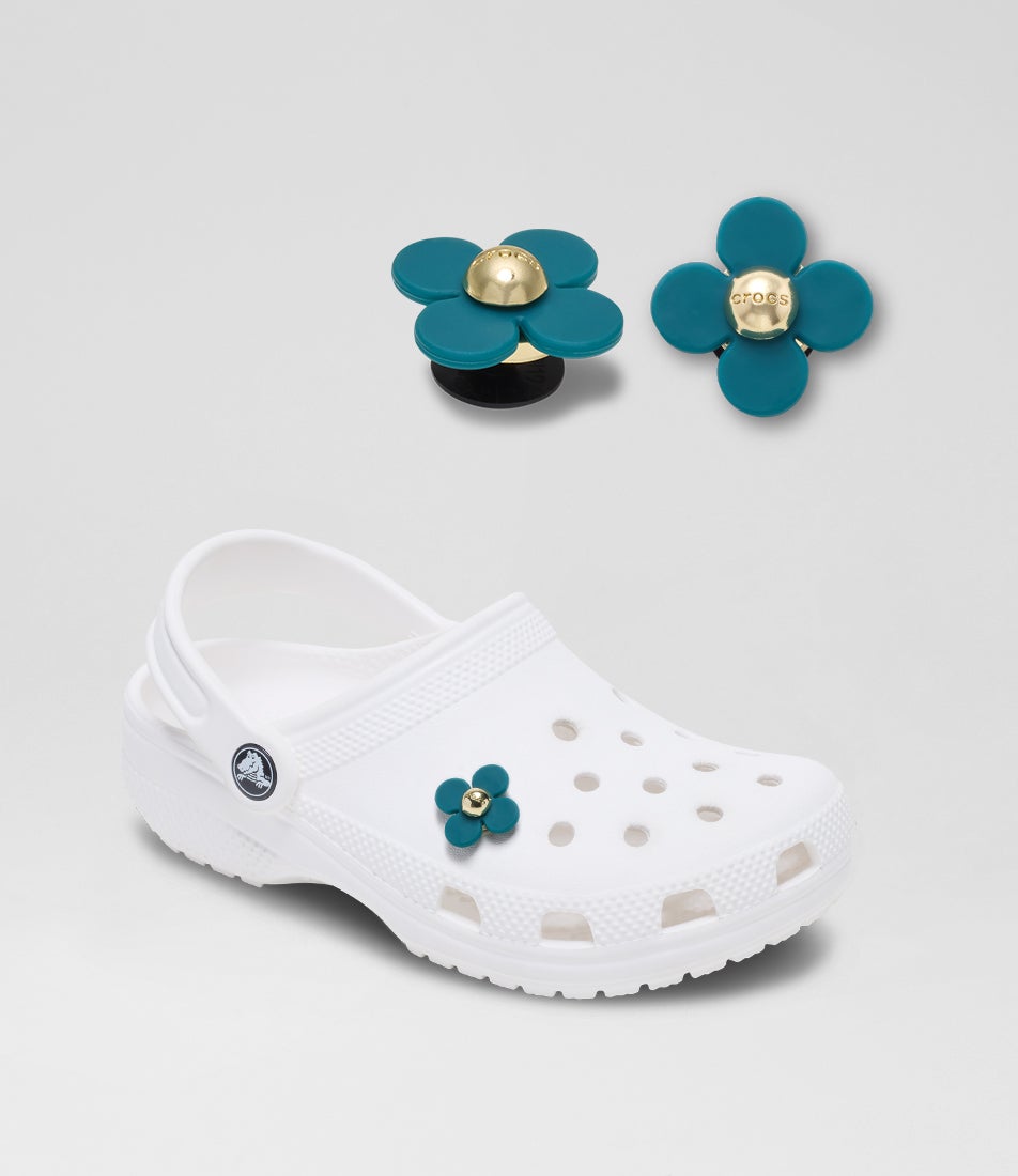 Spinner Flower Blue Jibbitz