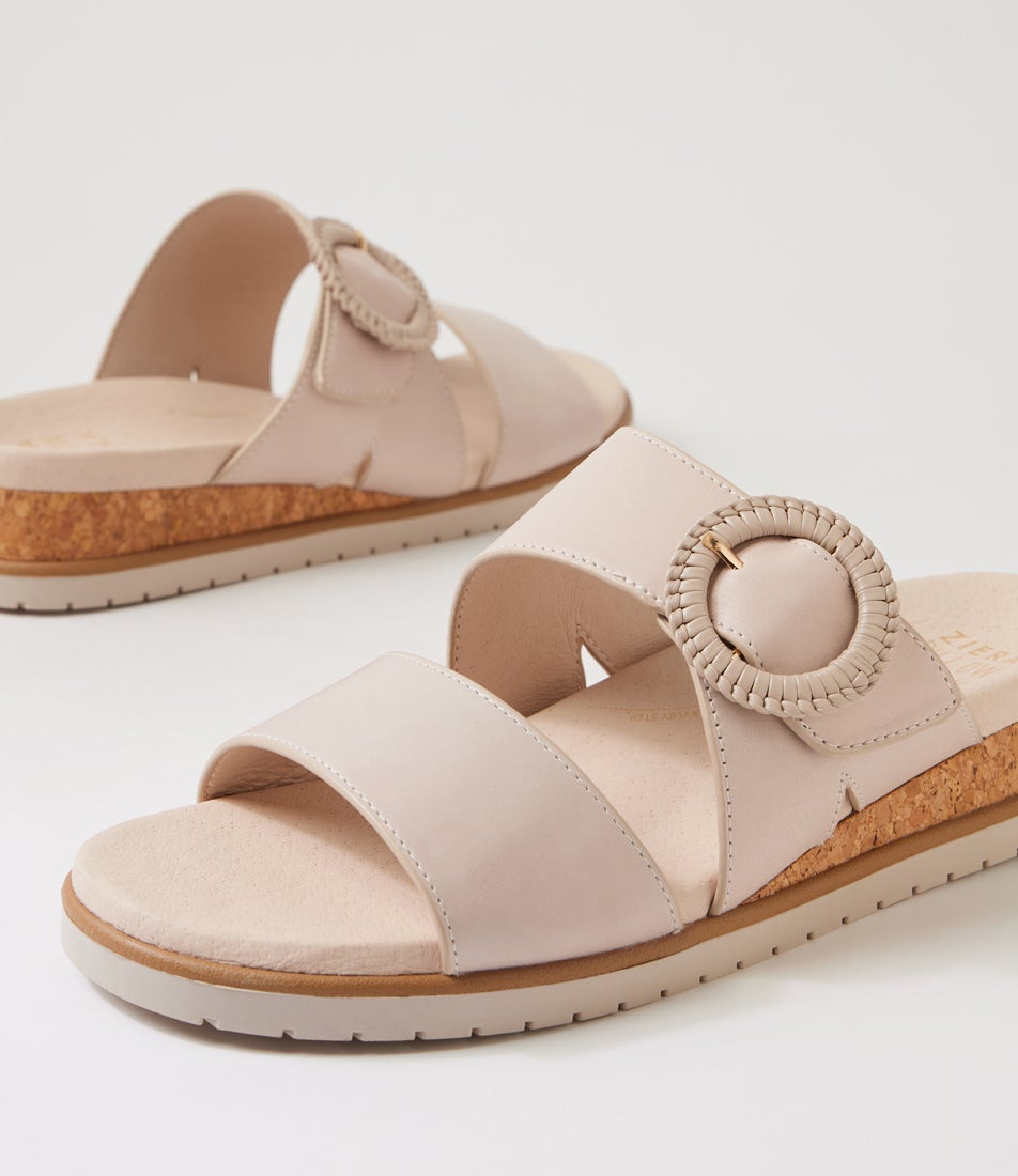 Vatha W Almond Leather Sandals