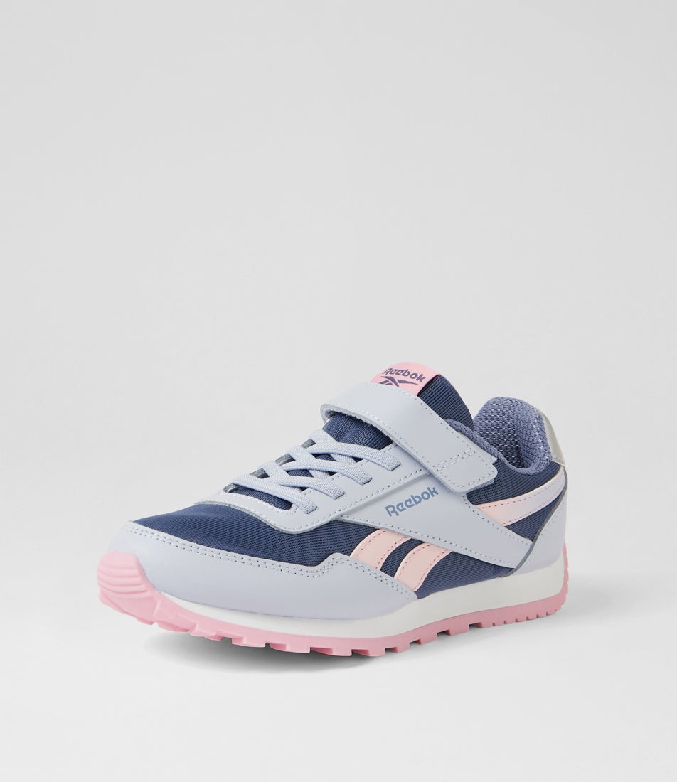Glide Low Junior Tranquil Blue Pink Fabric Sneakers