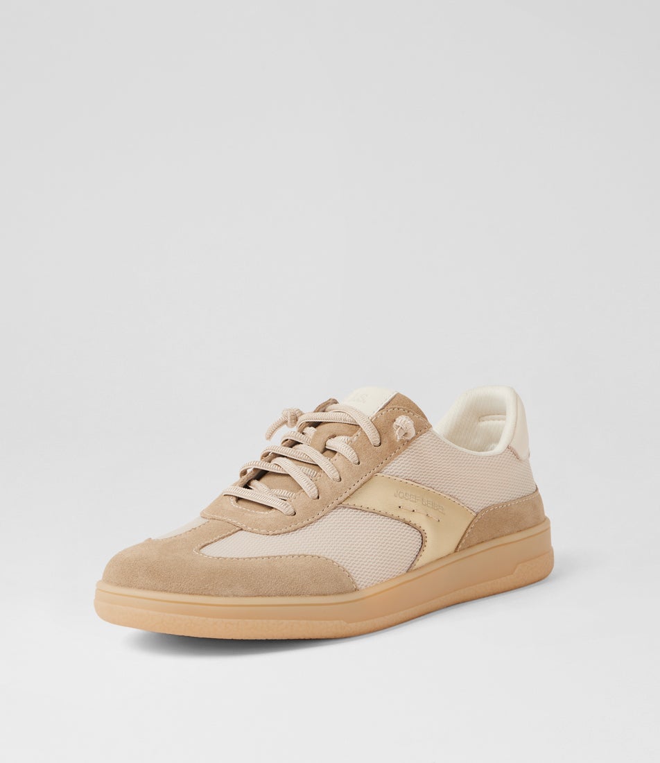 Jade 02 Beige Suede Sneakers