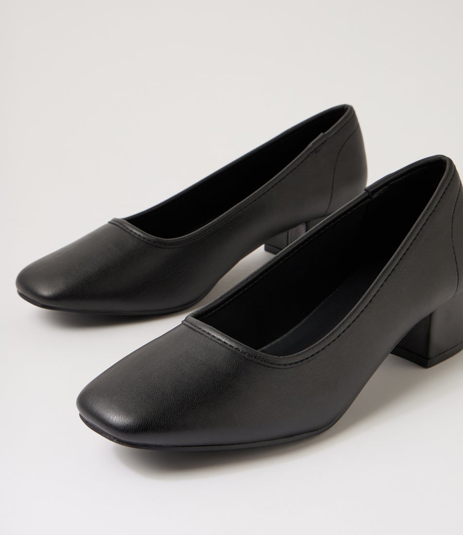 Sussex Black Pump Heels