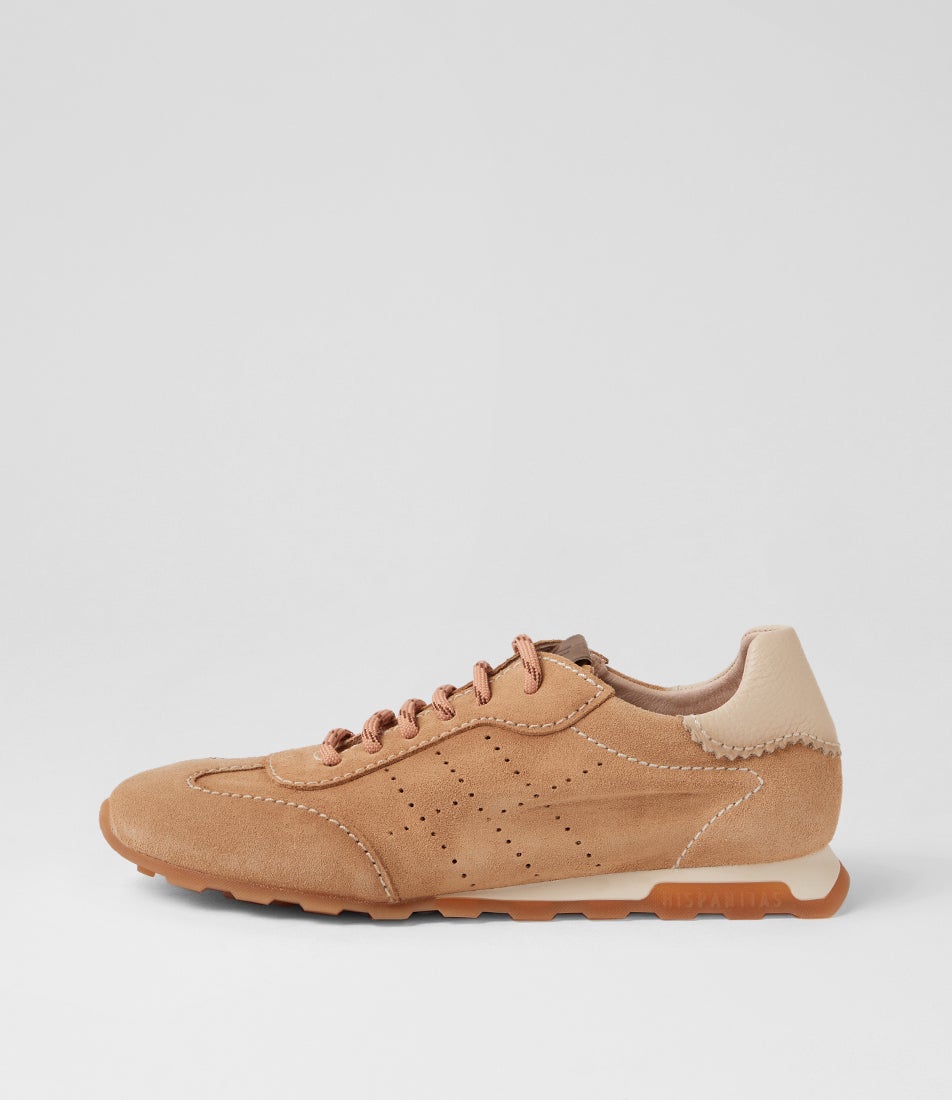 Zinnia 02 Desert Suede Leather Sneakers