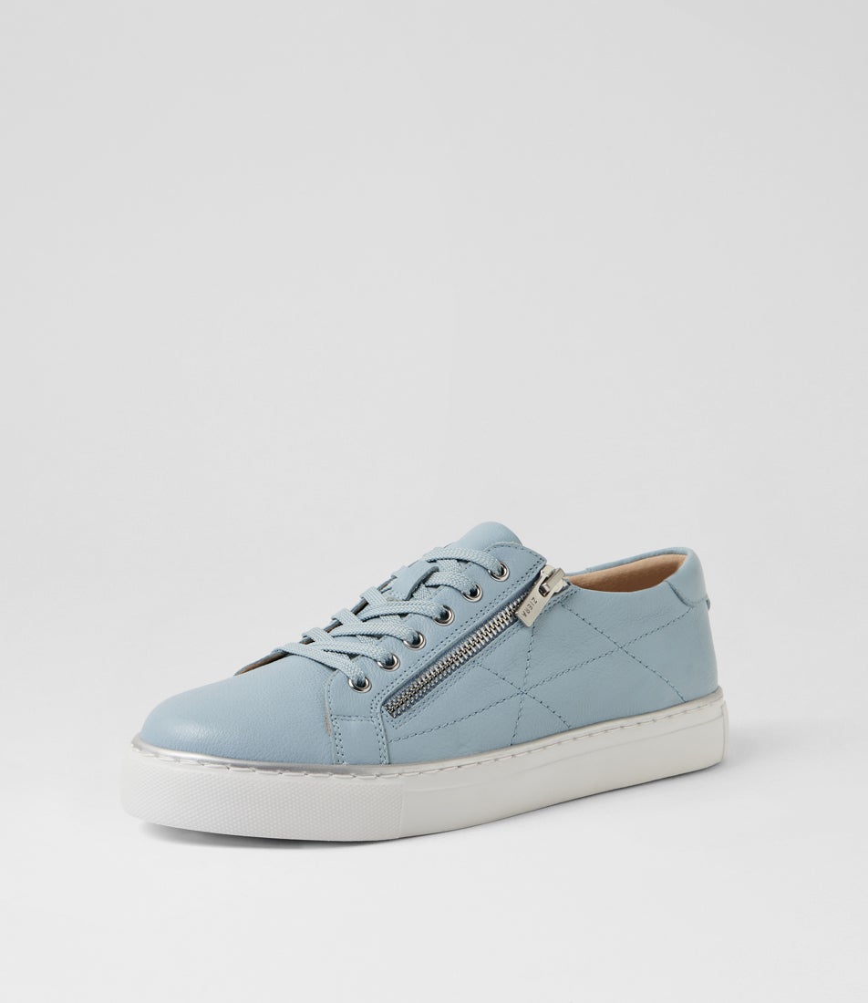 Pryor Xf Denim White Leather Sneakers