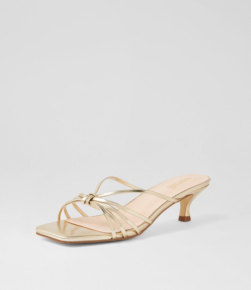 Alexis Champagne Heeled Sandals