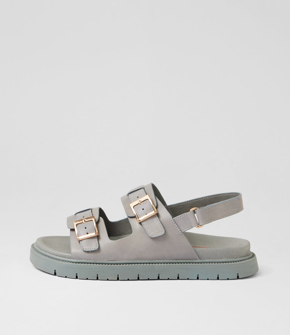 Hobart Ocean Leather Slides