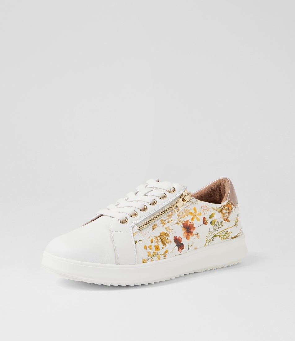 Lillyz White Butterfly Mix Multi Sneakers Lillyz White Butterfly Mix Multi Sneakers