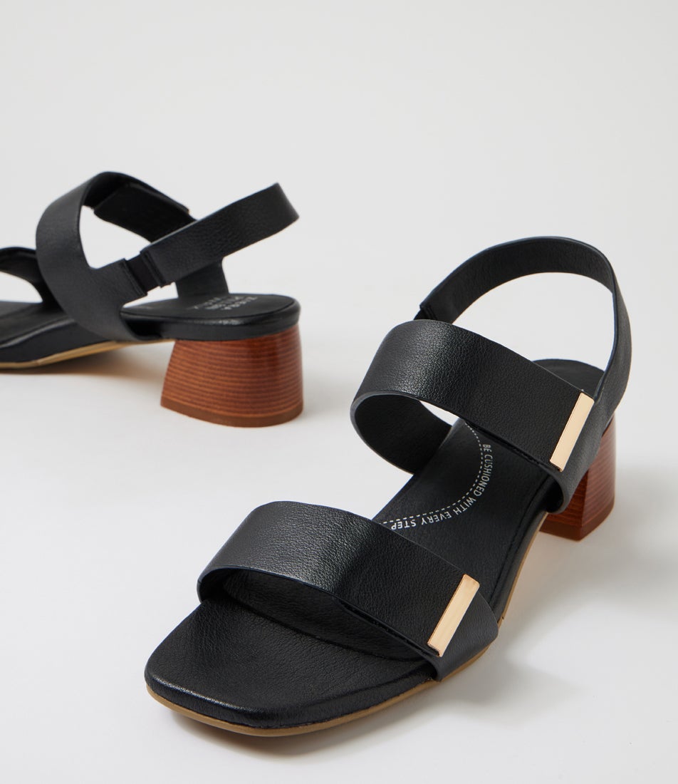 Copin W Black Natural Leather Sandals