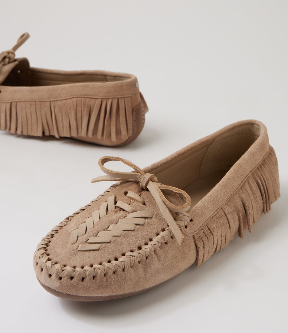 Savann-A Sand Suede Loafers