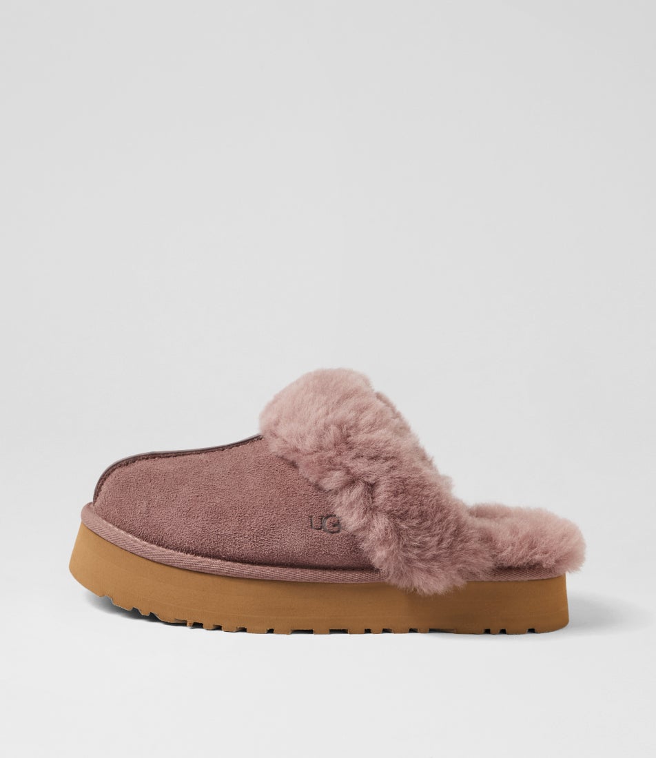 Disquette Portobello Suede Platform Slippers Disquette Portobello Suede Platform Slippers