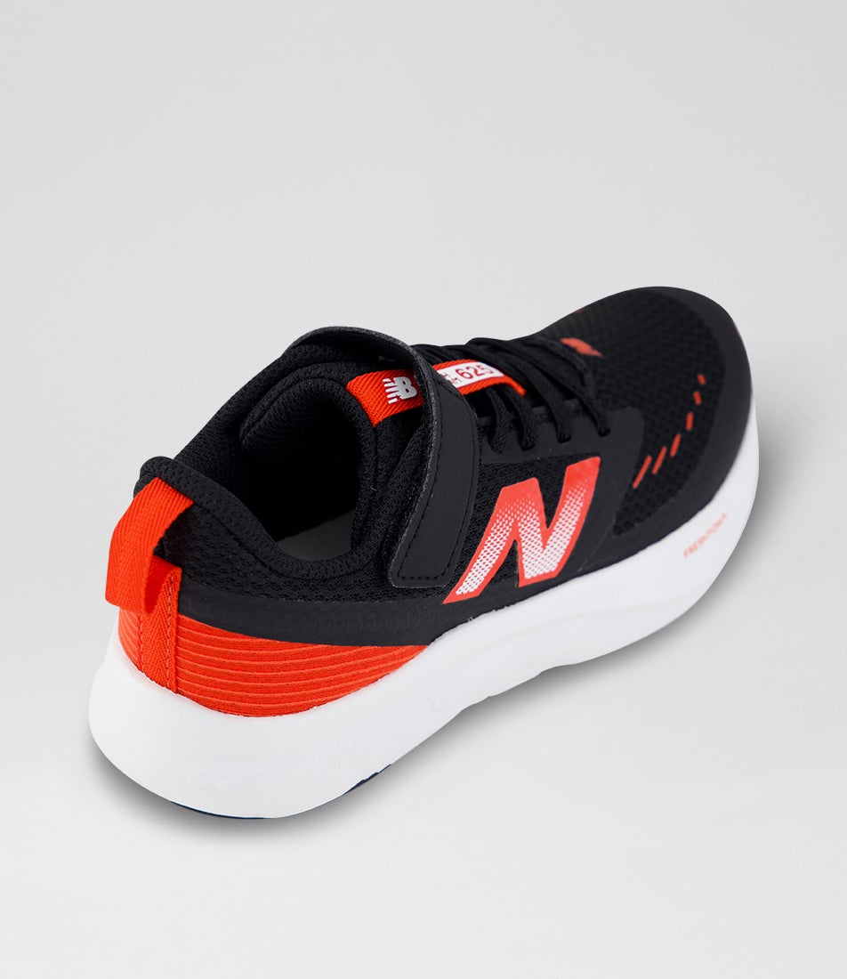 625 Junior Black Neo Flame Mesh Sneakers