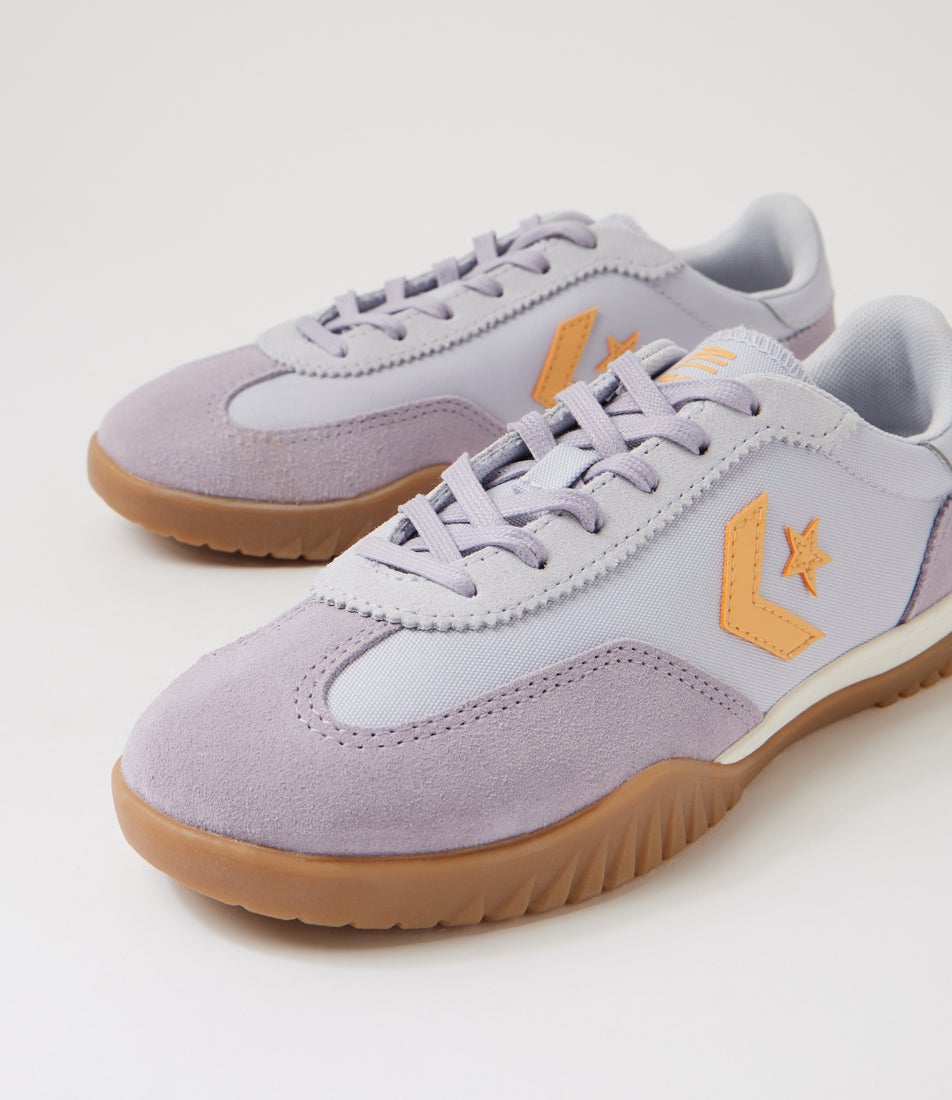 Run Star Trainer W Lavender Melon Suede Sneakers