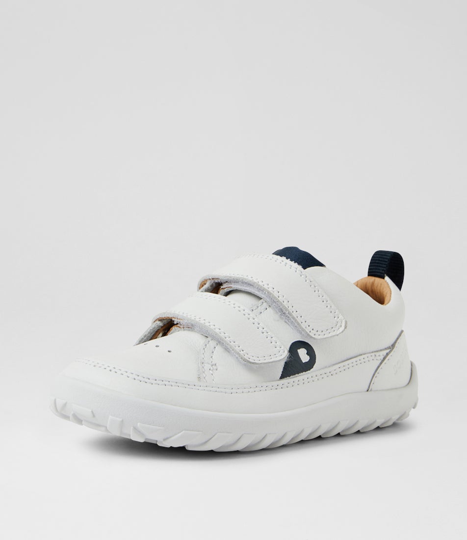 Iw Dawn Toddler White Navy Leather Sneakers