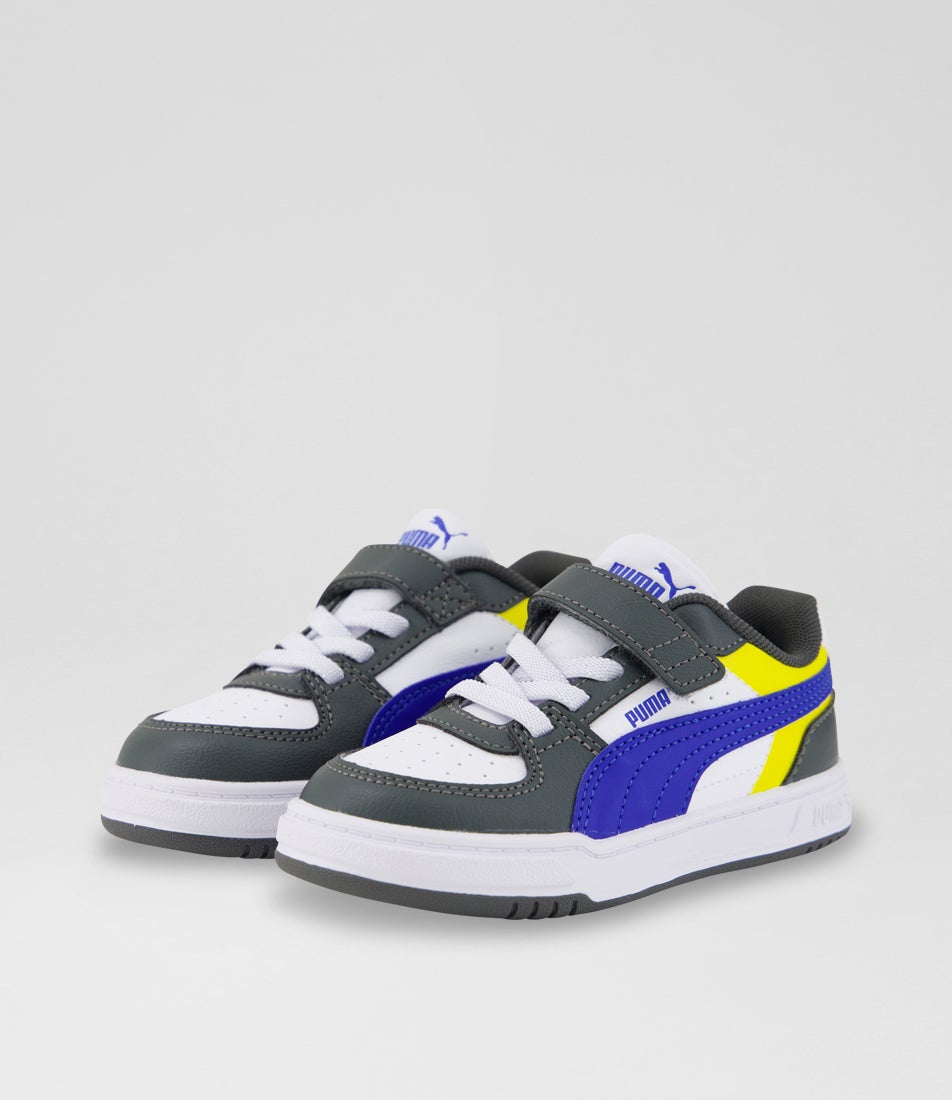 Caven 3 Toddler Shadow Gray Royal Sapphire Sneakers