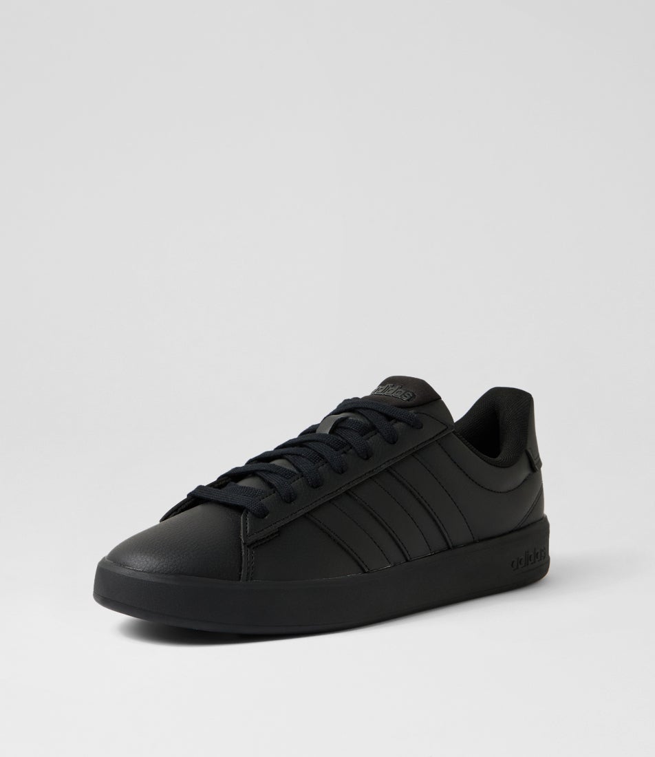 Grand Court 3 M Black Carbon Sneakers