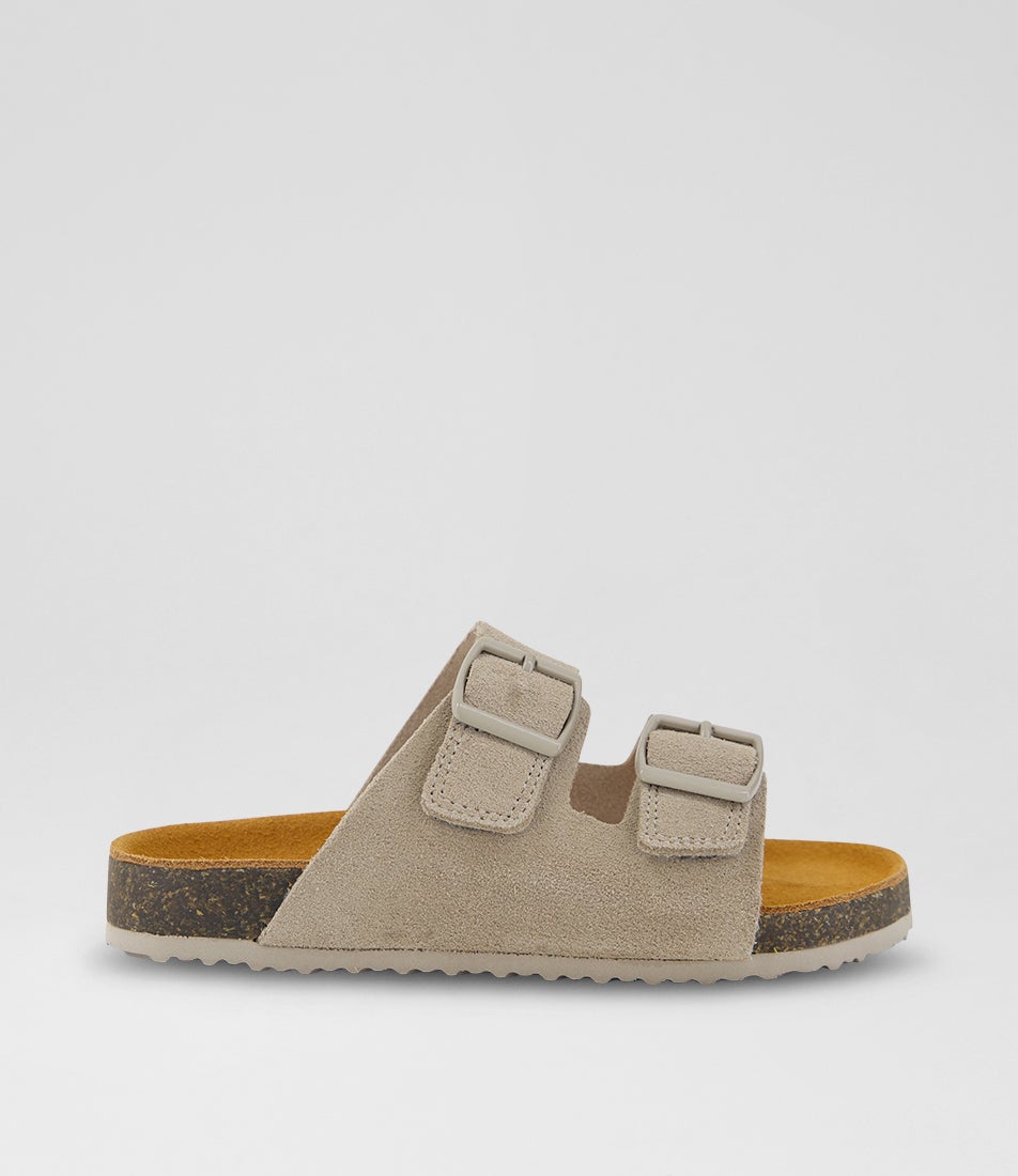 Remy Junior Taupe Suede Sandals