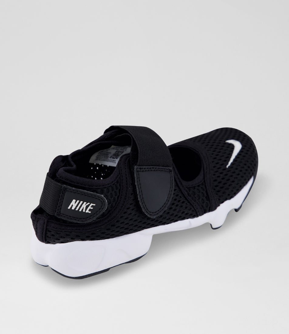 Rift Junior Black White Fabric Sneakers