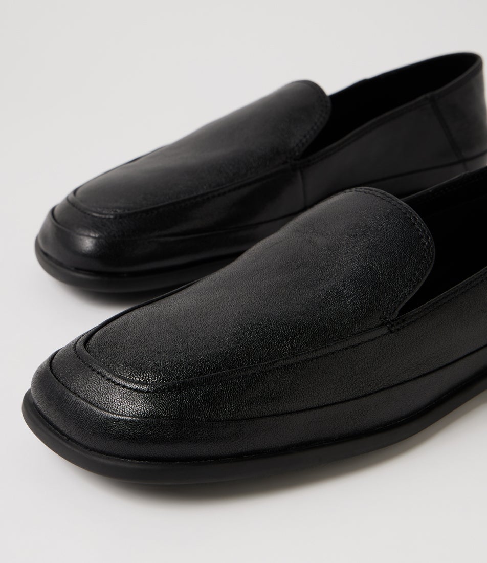 Sammie Black Leather Loafers