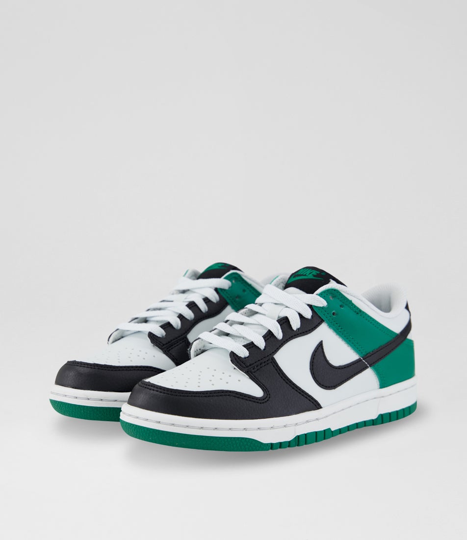 Dunk Low Youth Off White Black Leather Sneakers
