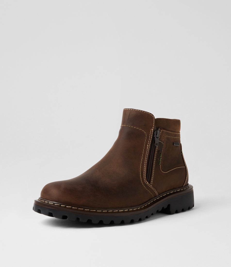 Chance 55 Brasil Leather Lace Up Boots