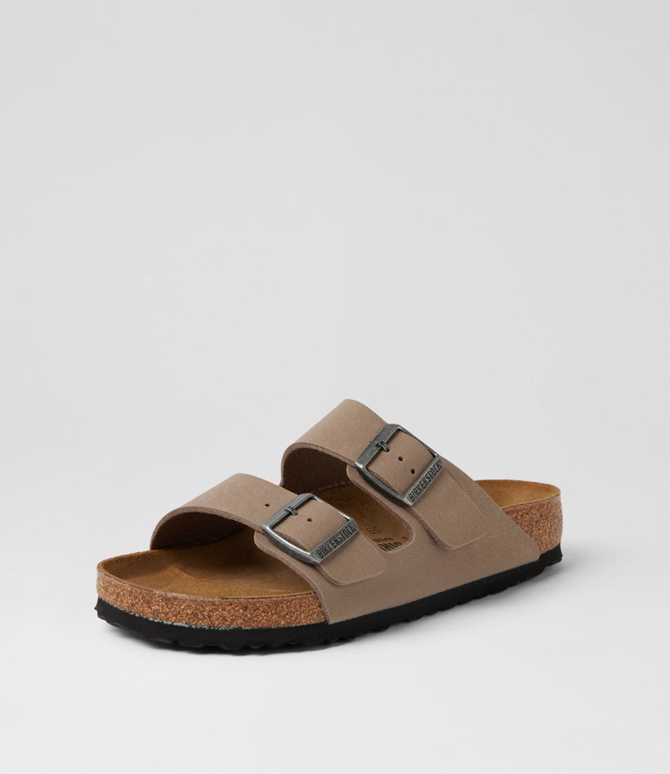 Arizona Grey Taupe Birkibuc Slides