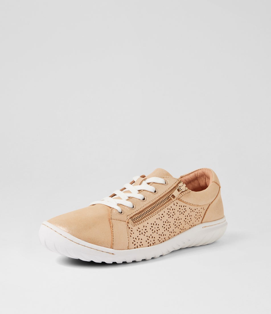 Timmi Champagne Suede Sneakers