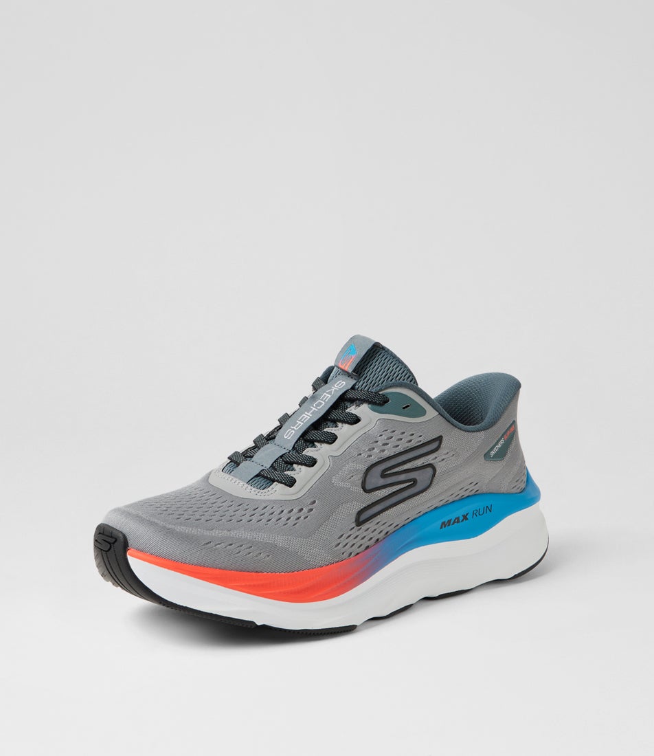 Max Run Grey Multi Fabric Sneakers