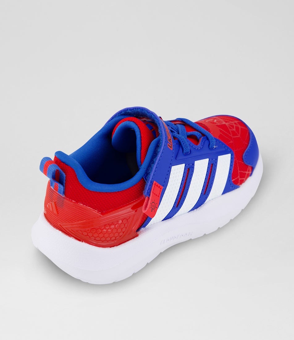 Lightorama Spiderman Toddler Scarlet White Royal Mesh Sneakers