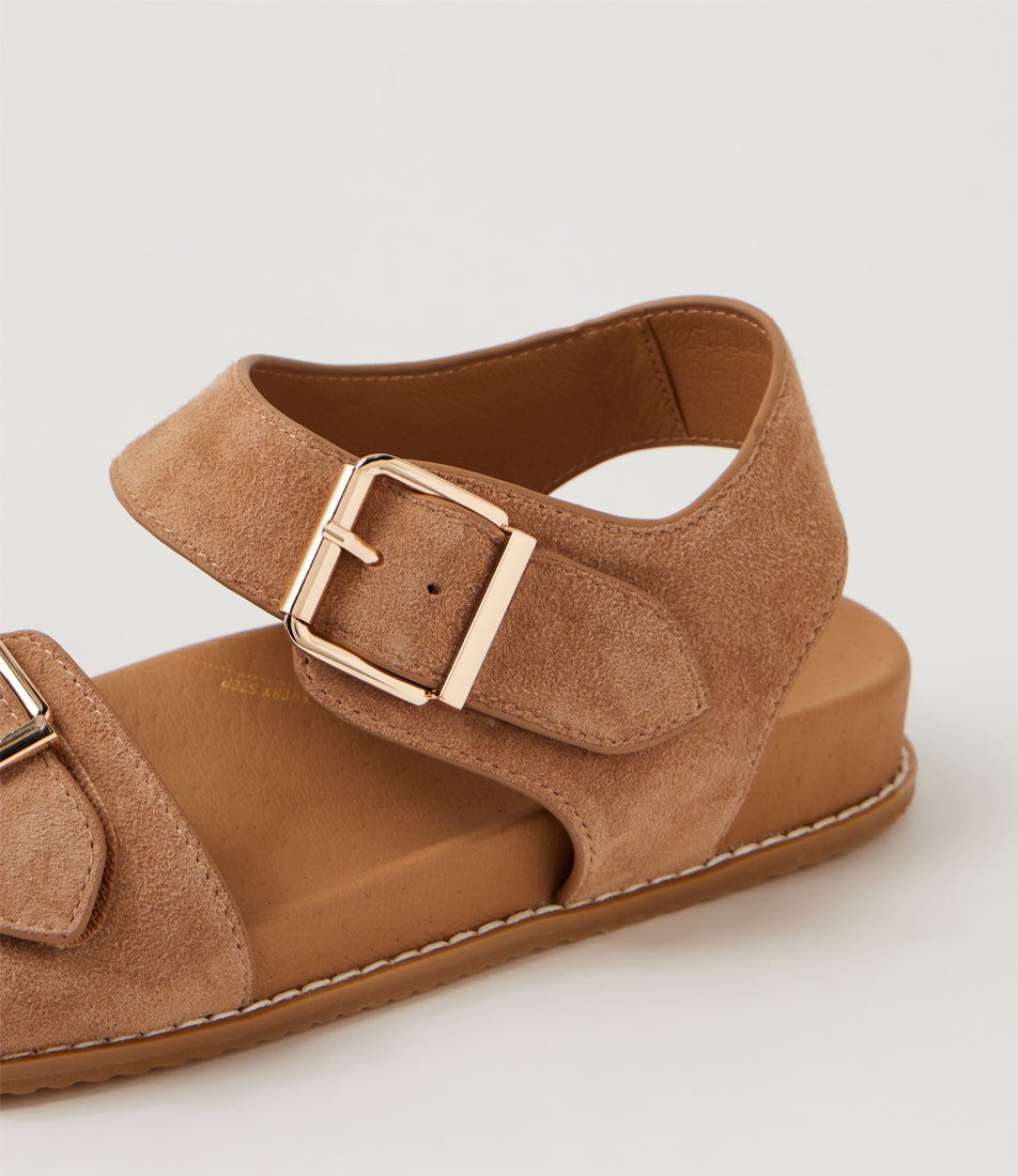 Hastice W Light Choc Suede Sandals