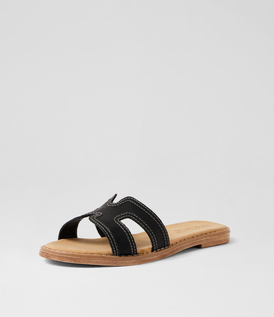 Belle Youth Black Sandals