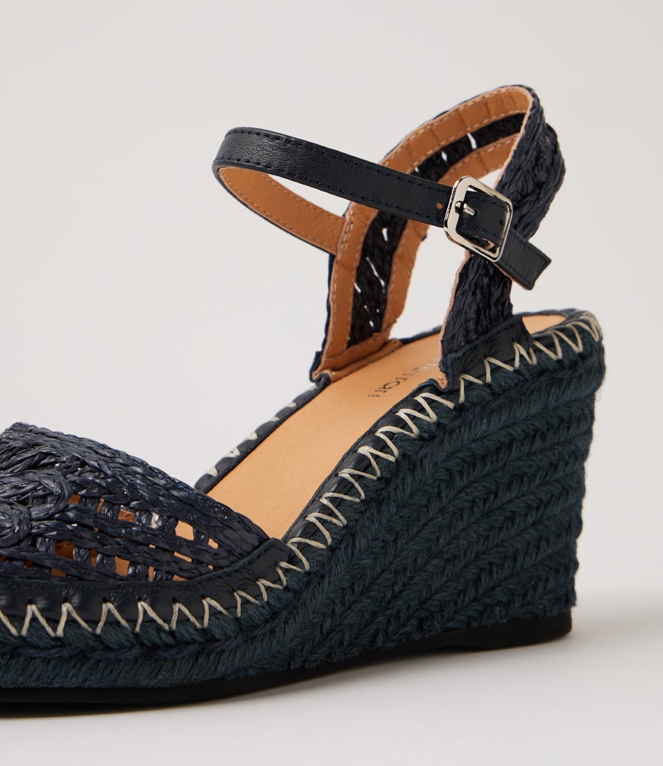 Gelloh Navy Multi Heels