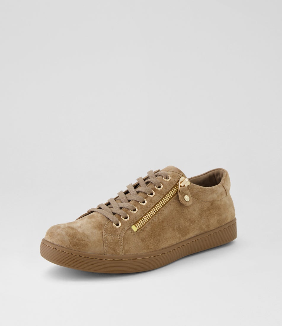 Donat Light Choc Suede Sneakers
