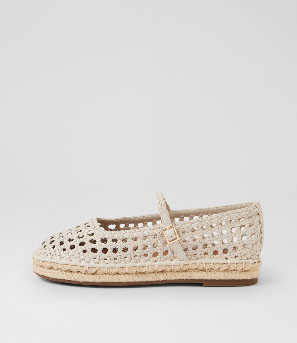 Georgia Espadrille Bone Smooth Espadrilles Georgia Espadrille Bone Smooth Espadrilles