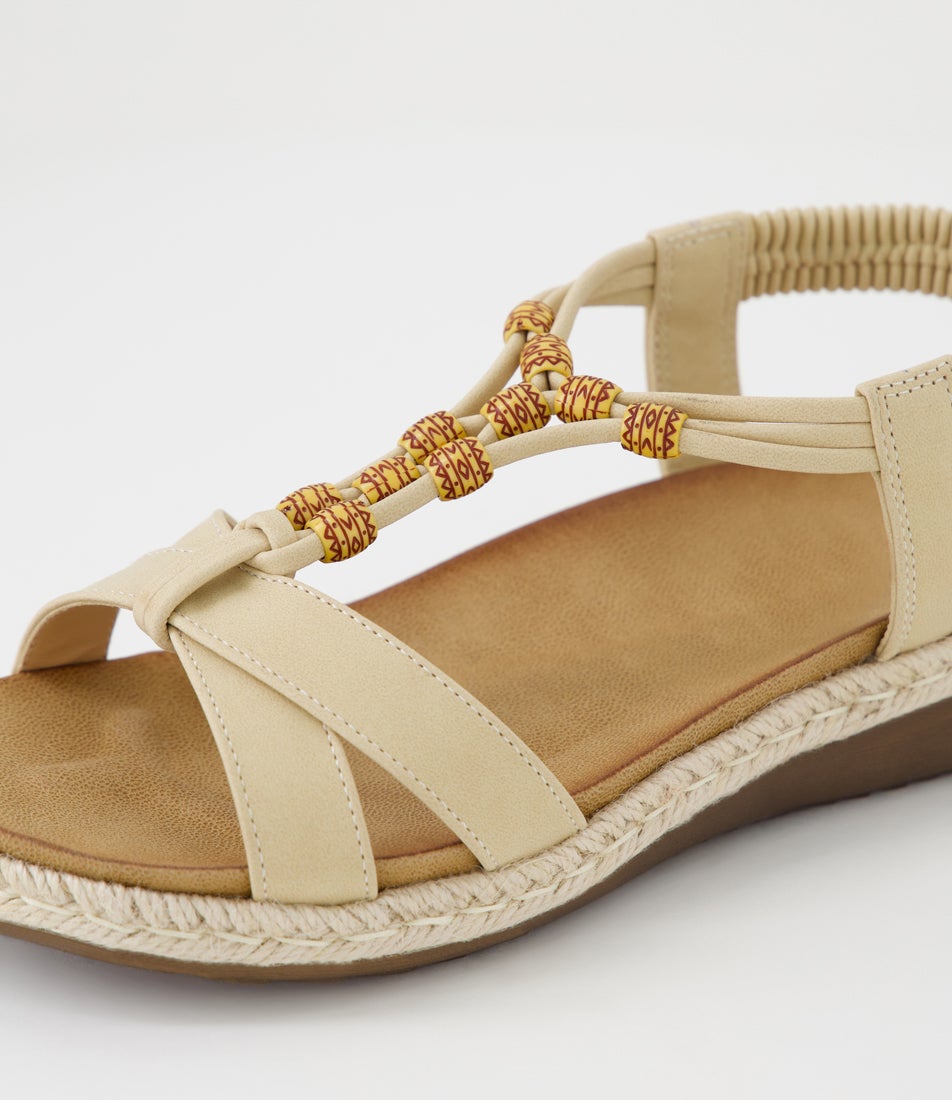 Landue Latte Nubuck Pu Sandals