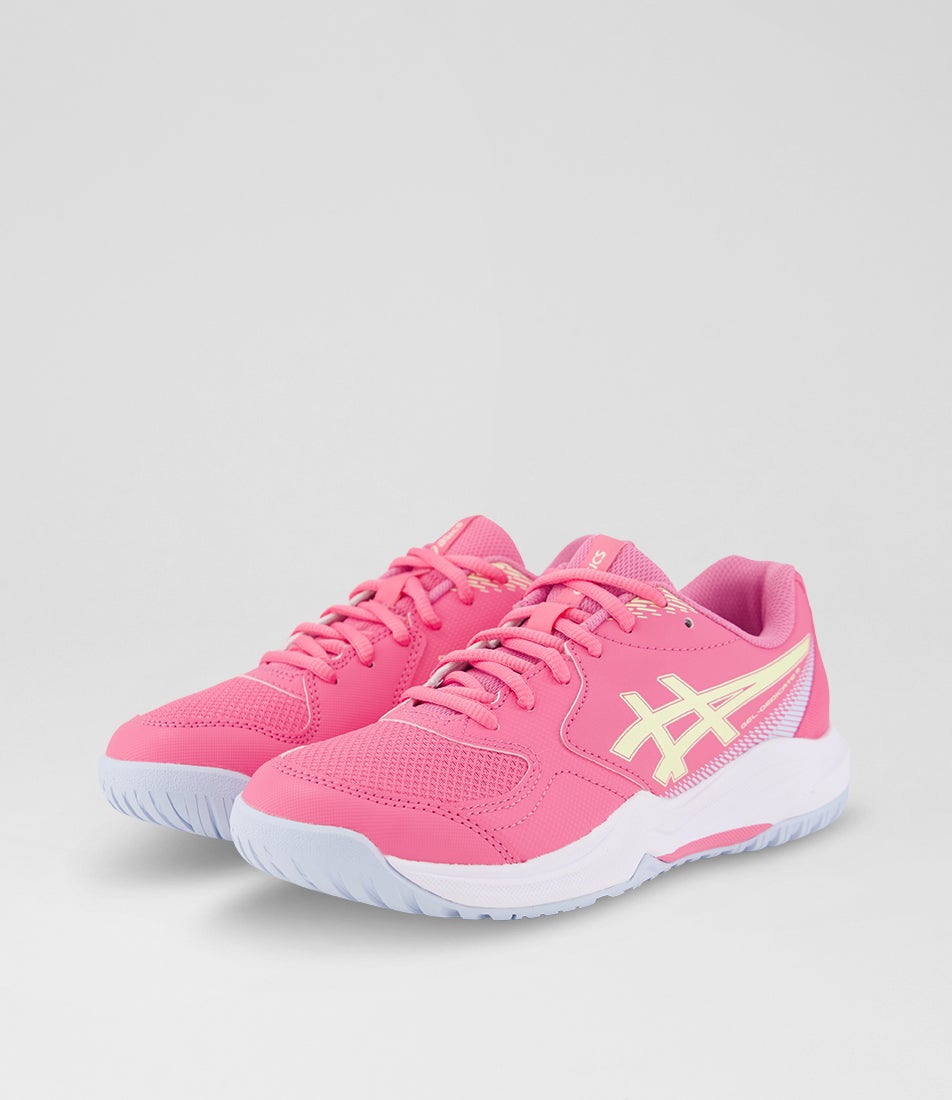 Gel Dedicate 8 Junior Dragon Fruit Soft Yellow Leather Sneakers