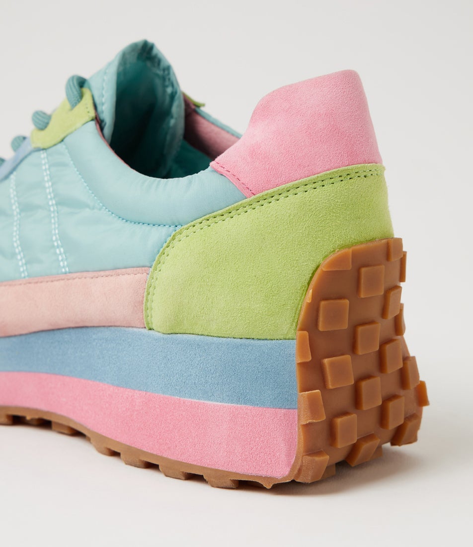 Sony Denim Leather Sneakers