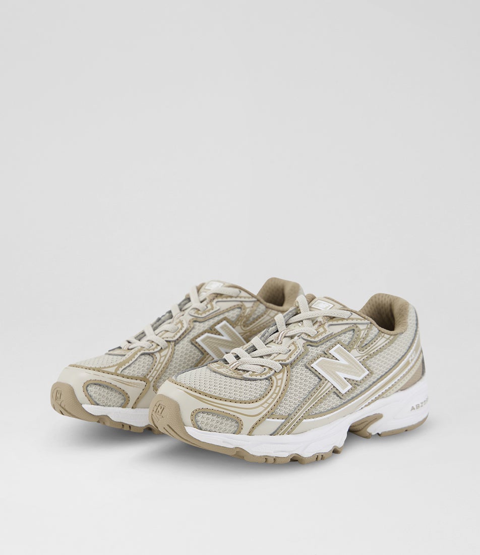 740 Junior Timberwolf Driftwood Mesh Sneakers