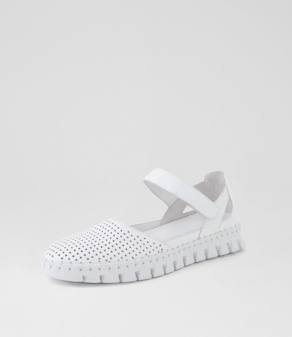 Kadena White Leather Sandals Kadena White Leather Sandals