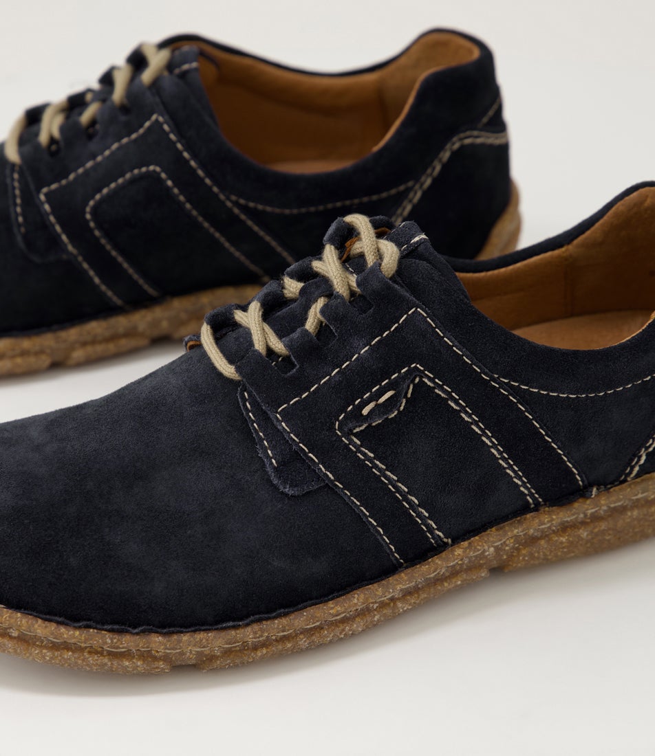 Neele 44 Jeans Leather Lace Up Sneakers