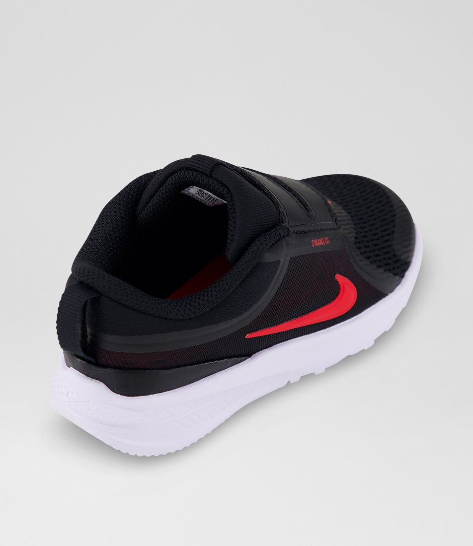Star Runner 5 Toddler Black University Red Mesh Sneakers
