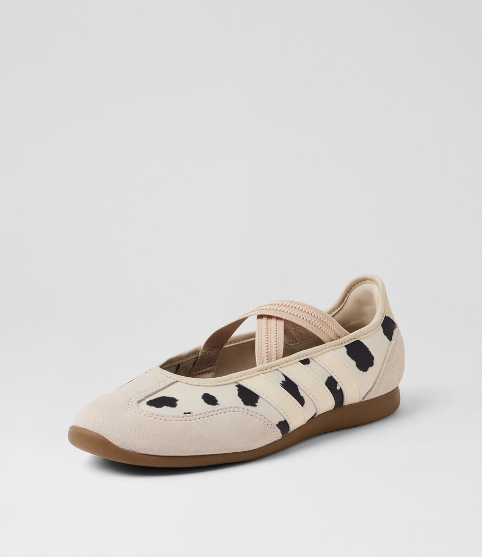 Barreda Wonder White Crystal Linen Mary Janes