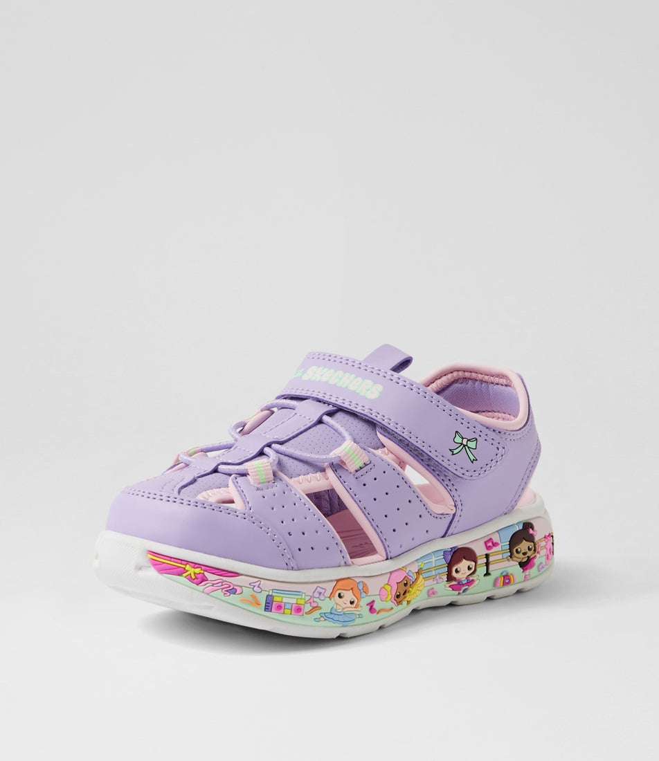 Play Scene Splash Toddler Lavender Light Pink Mesh Sandals