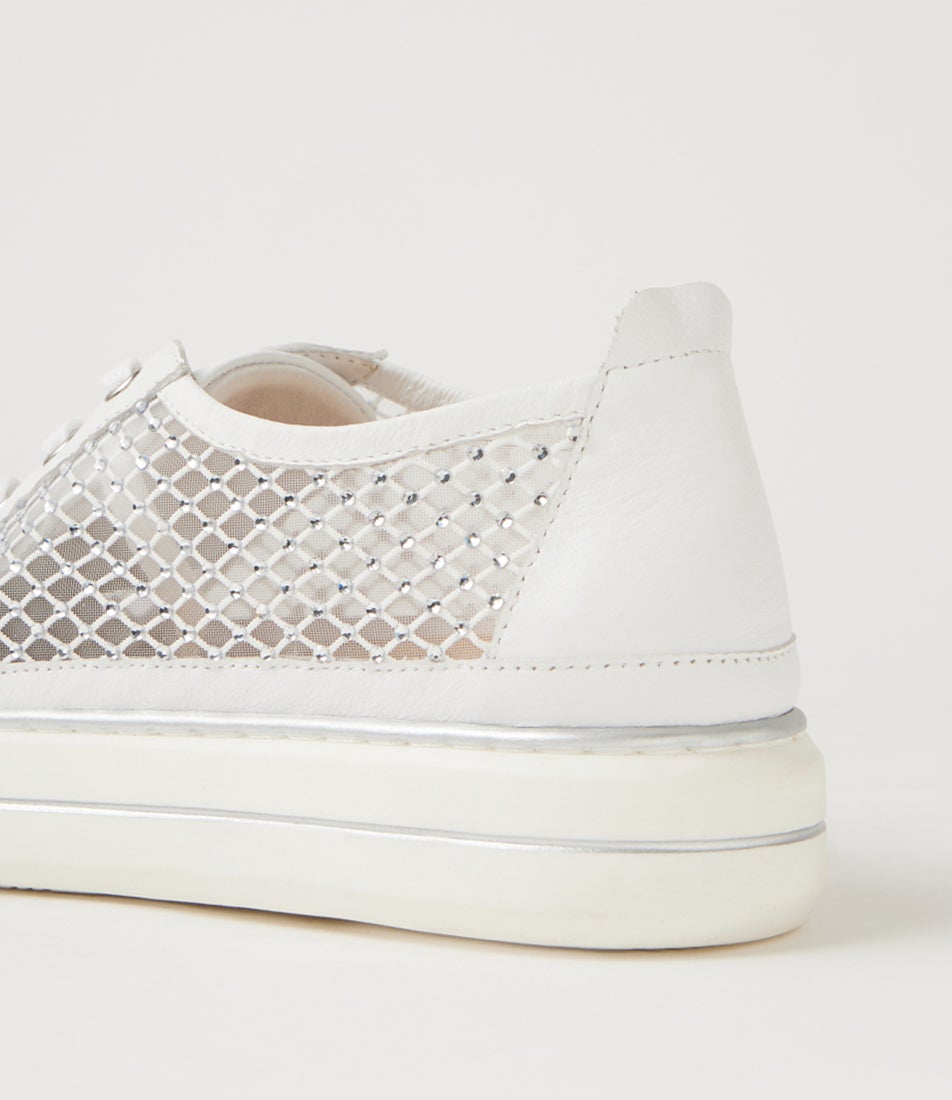 Kerlies W White Leather Sneakers