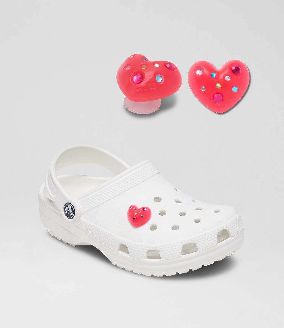 Dainty Pink Heart Jibbitz