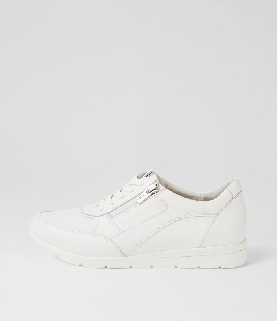 Jibbie Xw White Leather Sneakers