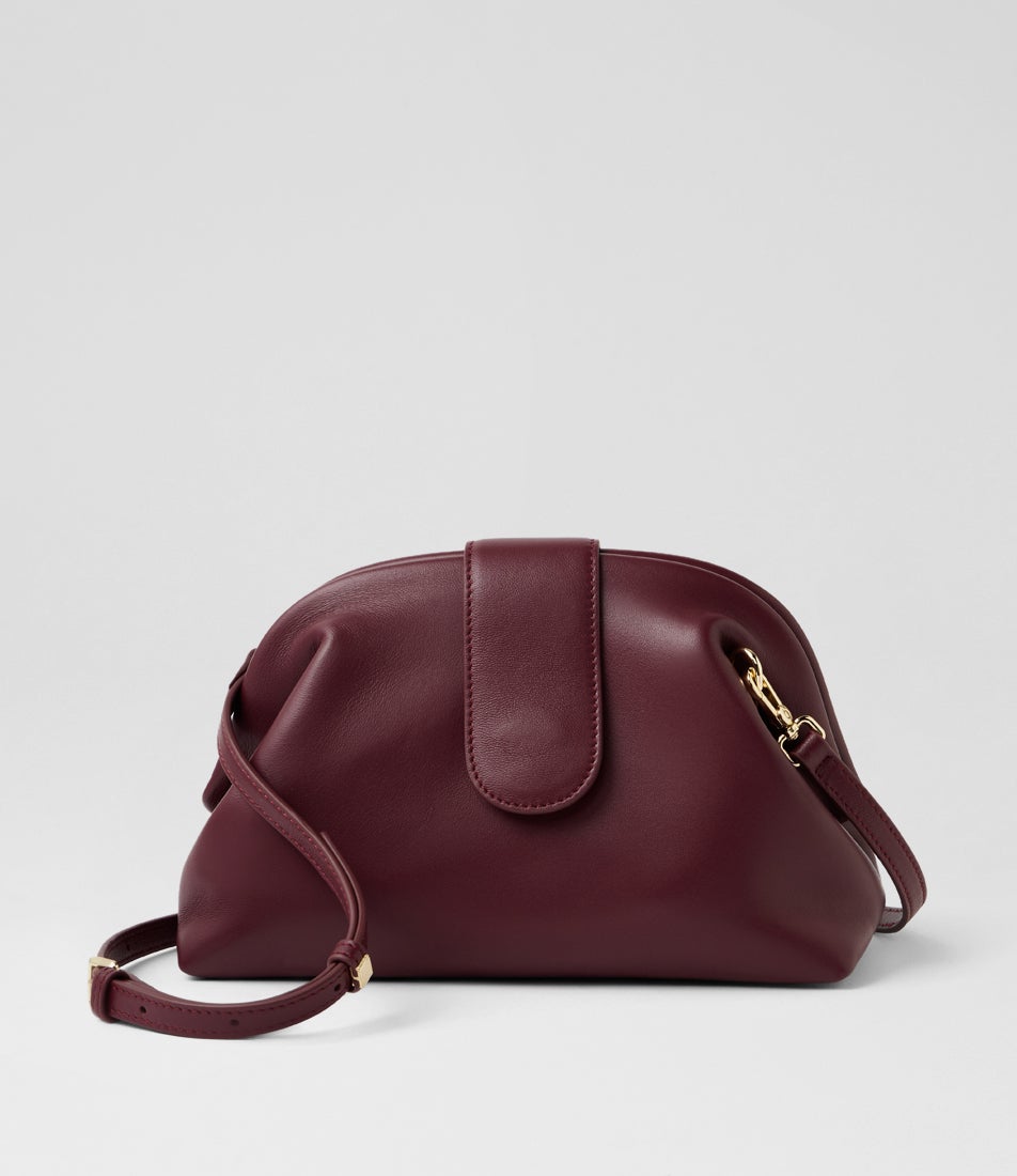 Abodey Burgundy Leather Handbag
