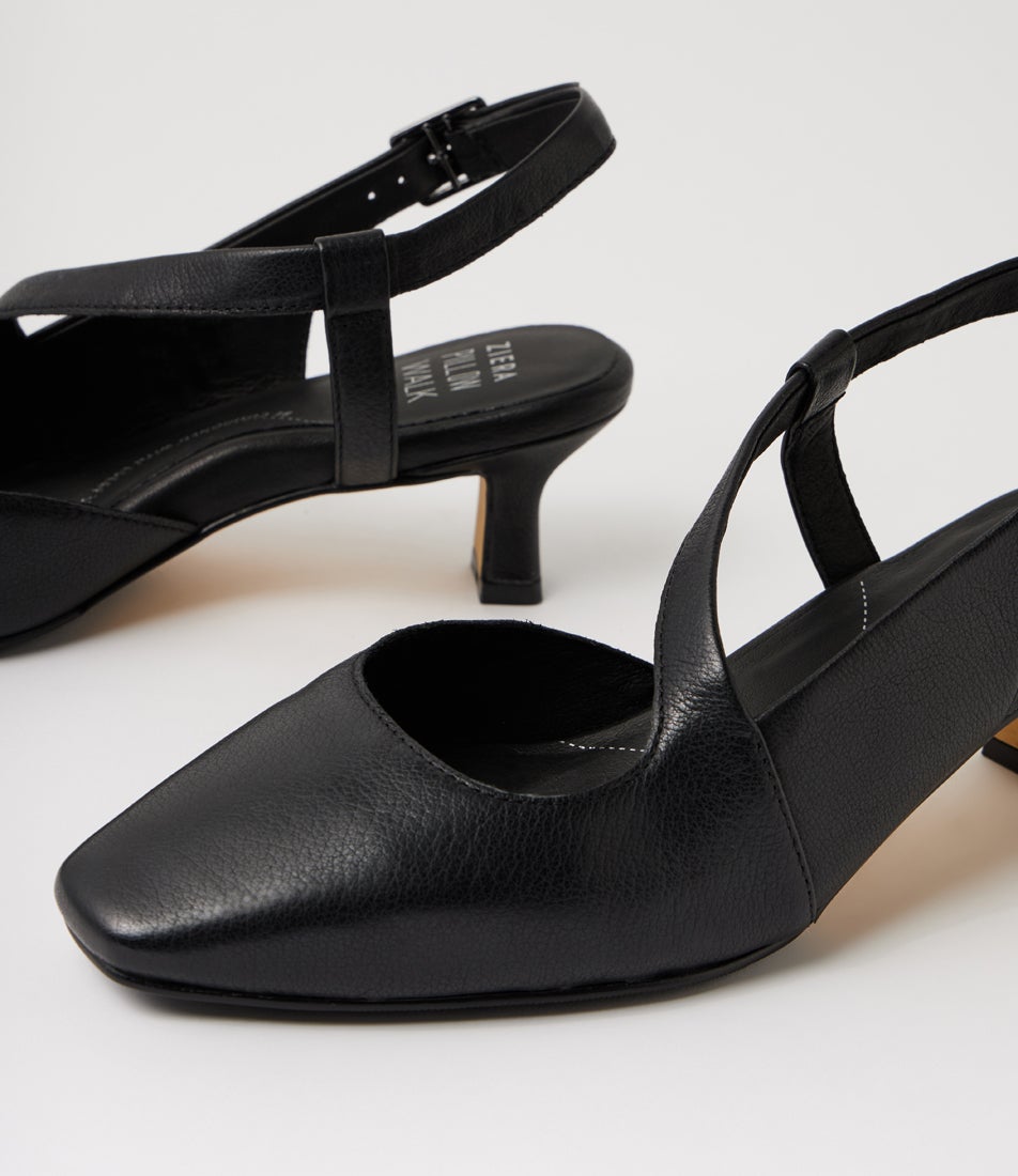 Orello Xw Black Leather Heels Orello Xw Black Leather Heels